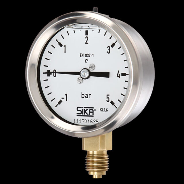 Bourdon tube pressure gauge PROTECH TECHNICAL TERMINOLOGY